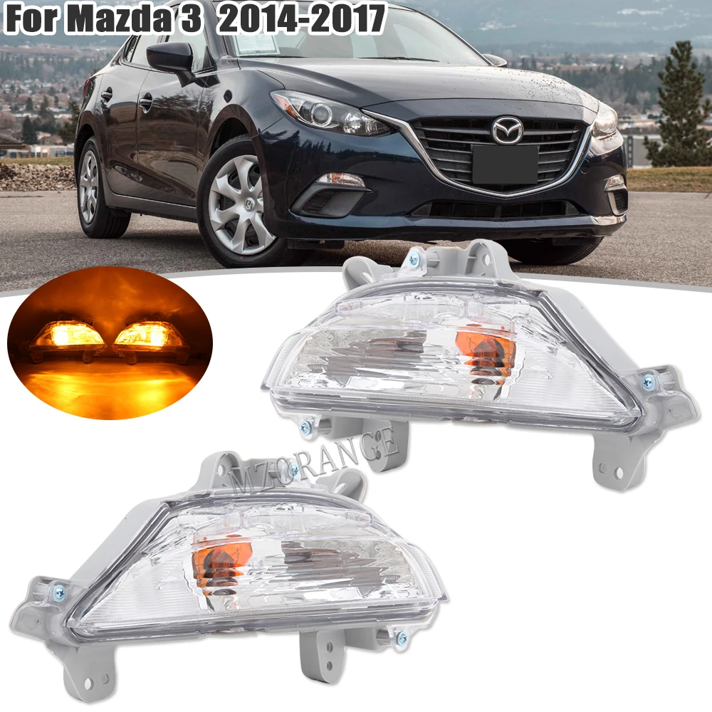 

Для Mazda 3 axela 2014 2015 2016 передний бампер указатель поворота передний индикатор светильник туманные фары s передсветильник s автомобильные аксес...