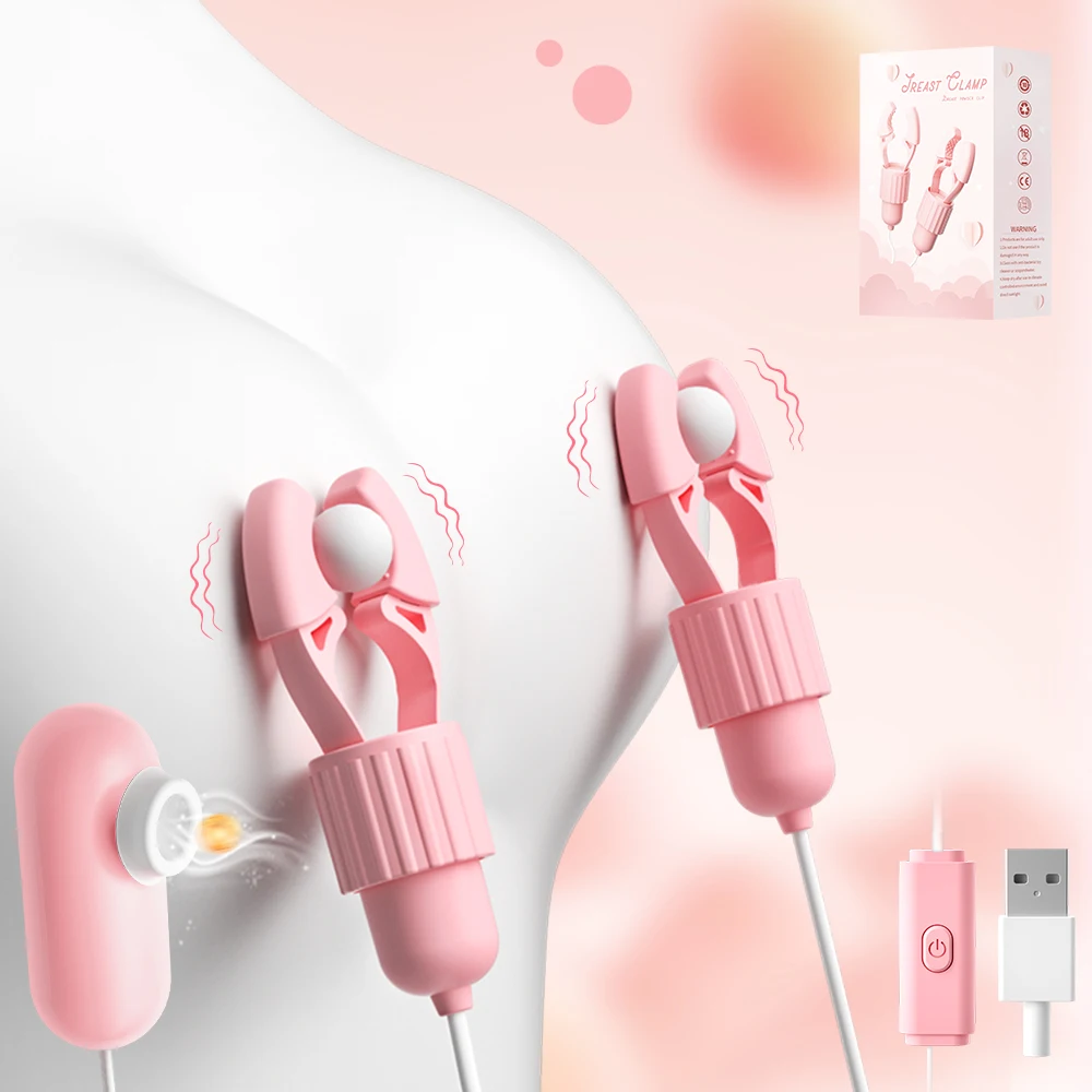 Сосущий вибрирующий зажим для сосков вибратор лизания языка женщин массаж груди