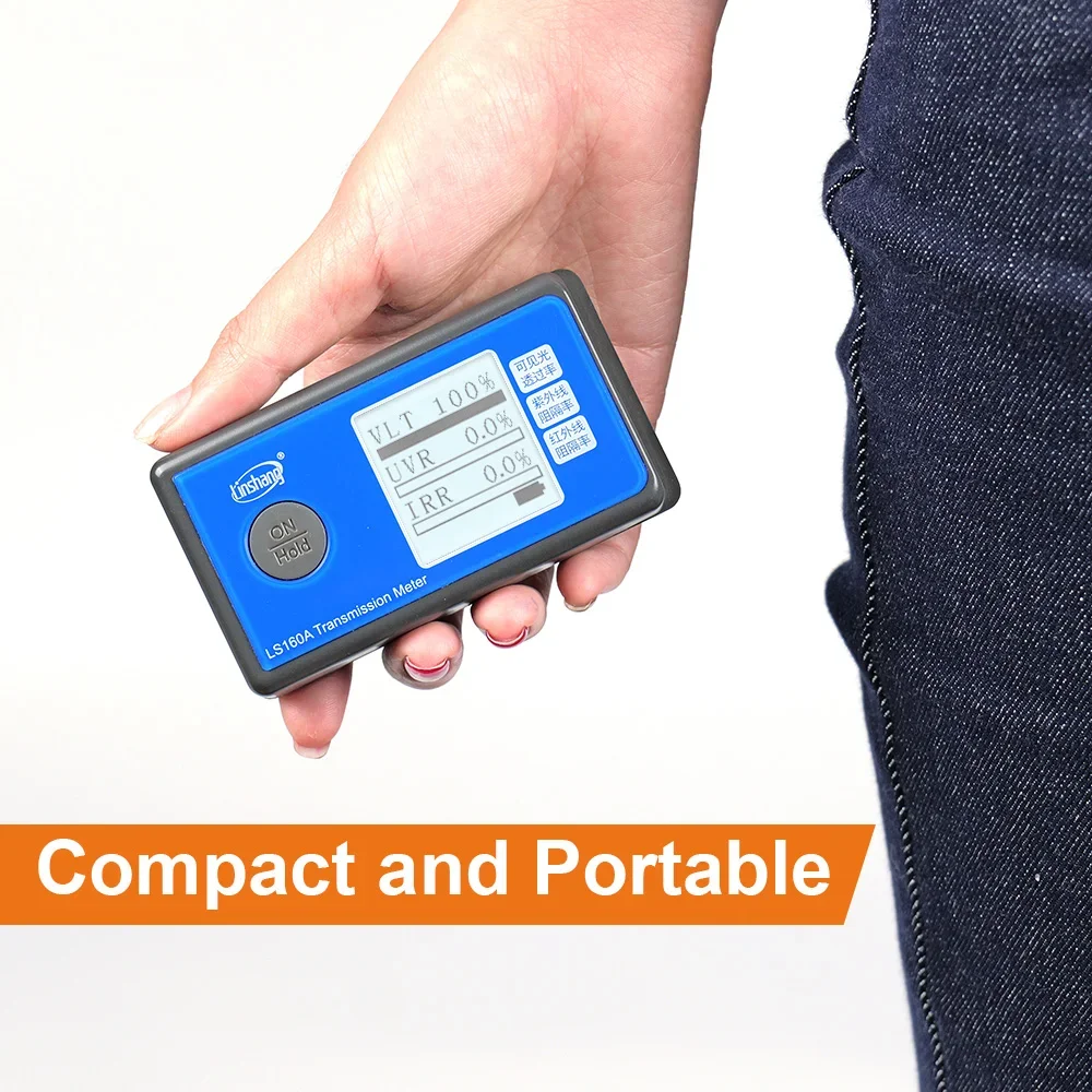LS160 LS160A ИК УФ-отклонение Портативный прибор для проверки оттенка оконной пленки