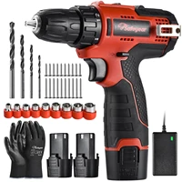 12v 38 inch brushless electric battery tool set tow speed mini cordless power drills