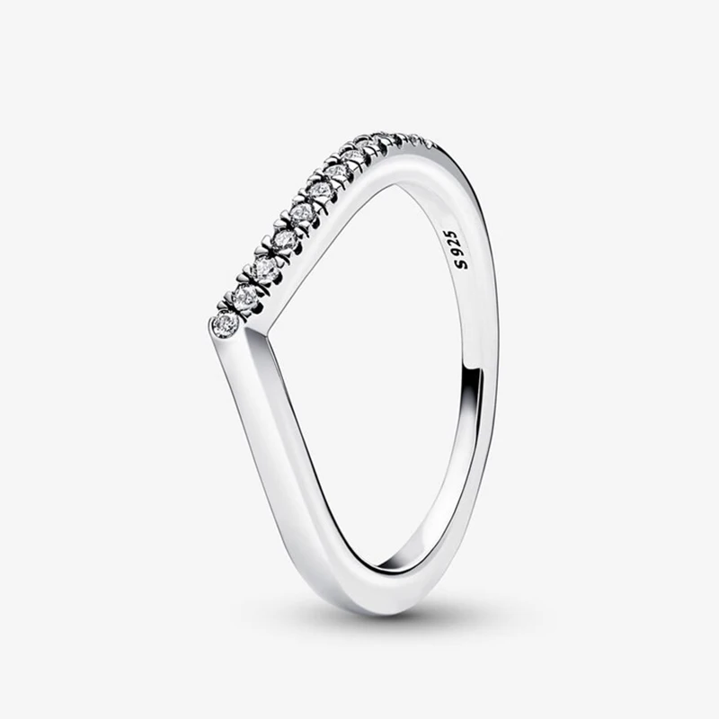 Paylor New Hot Sale 925 Silver Stackable Love Heart Crown Ring For Women Original Silver 925 Rings Brand Jewelry Gift images - 6