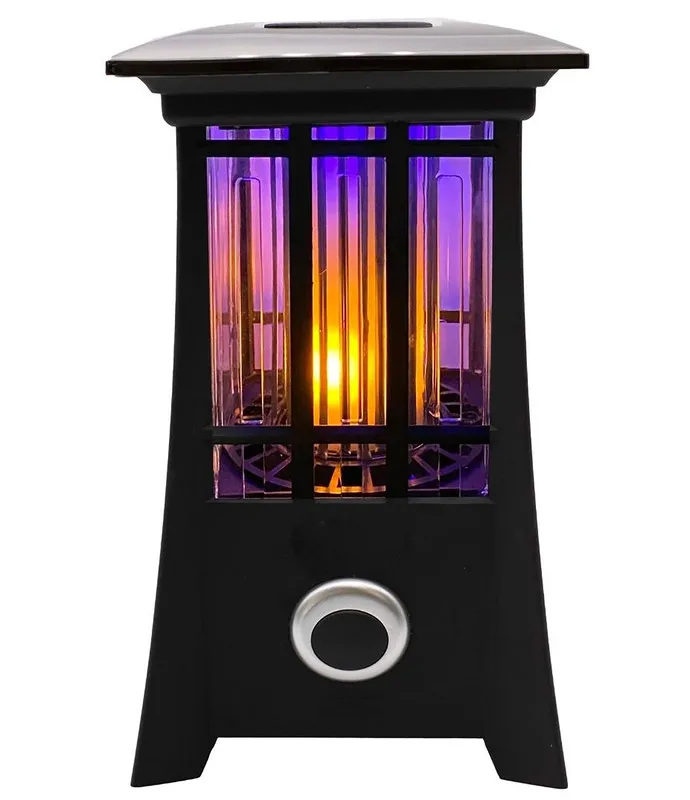 

Solar Patio Lantern , ½ Acre Coverage, Led Flame Effect, Black,1 Pack