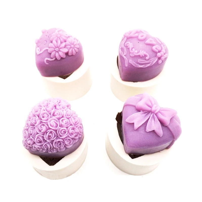 Силиконовая форма для Мусса с узелком в форме сердца украшение сделай сам