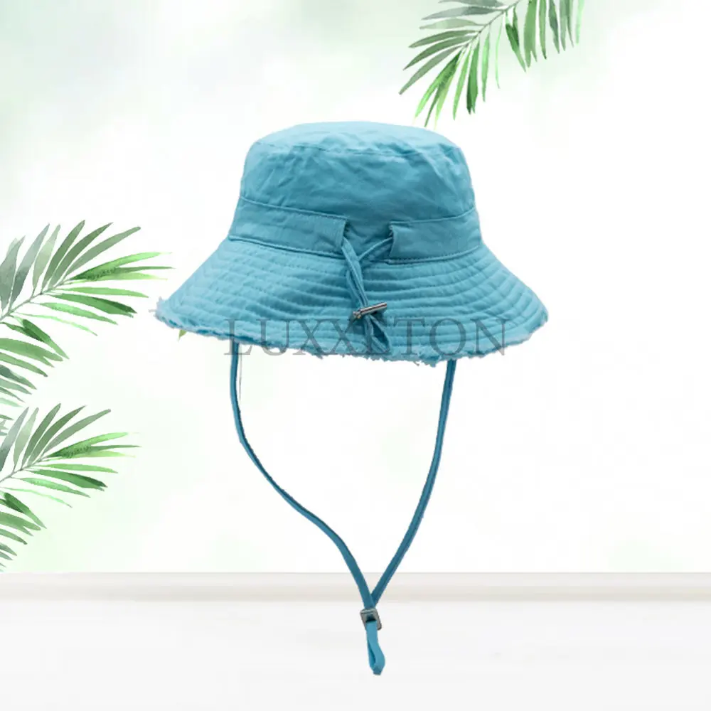 

Панама женская хлопковая двухсторонняя, модная пляжная Панама в стиле хип-хоп, шляпа от солнца, для рыбалки, лето, ZJR1001815