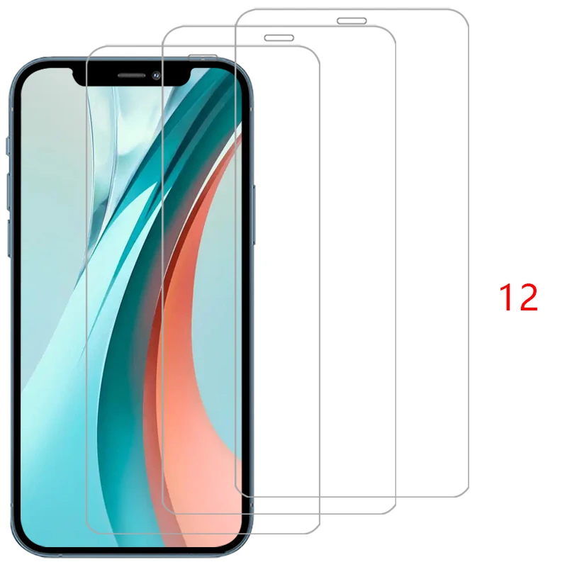Фото Защитное закаленное стекло для Apple iPhone 12 Pro Max Mini, защитная пленка для экрана iPhone 12, 12 Pro, 12 Pro Max, 12 Mini, пленка для iPhone. №1