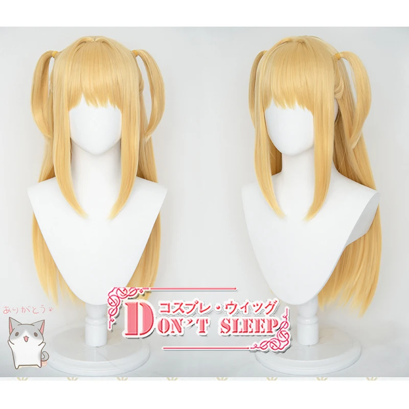 

Anime Death Note Cosplay Wig Misa Amane Women Death Note Cosplay Golden Long Hair Misa Amane Wig