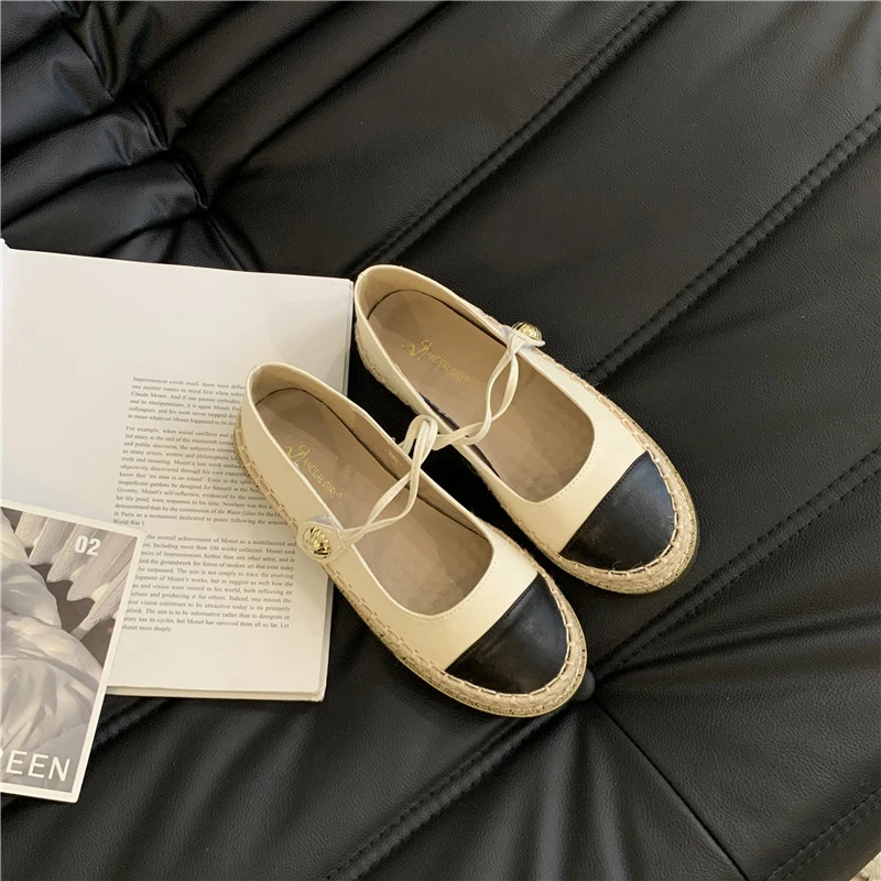 Туфли женские на платформе туфли-лодочки Винтажная обувь в японском стиле с