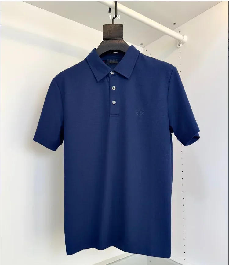 JINGZHOU 2025: мужская элитная ранняя весна/лето новый бутик футболка с короткими