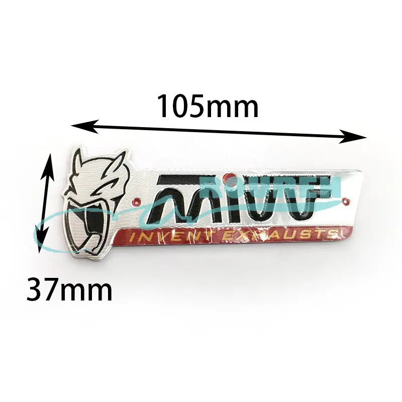 Aluminium Motorcycle Accessories Exhaust Tip Pipe Stickers Moto for Mivv YAMAHA Honda Harley Decals Cafe Racer Modified Parts