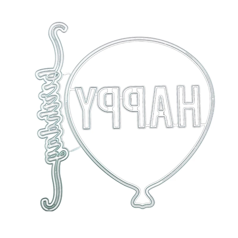 

Высечки с днем рождения, высечки для воздушных шаров, тиснение, шаблоны для поделок своими руками