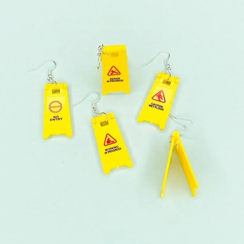 Женские серьги в виде знака случайный дизайн смешанные подходящие 2022