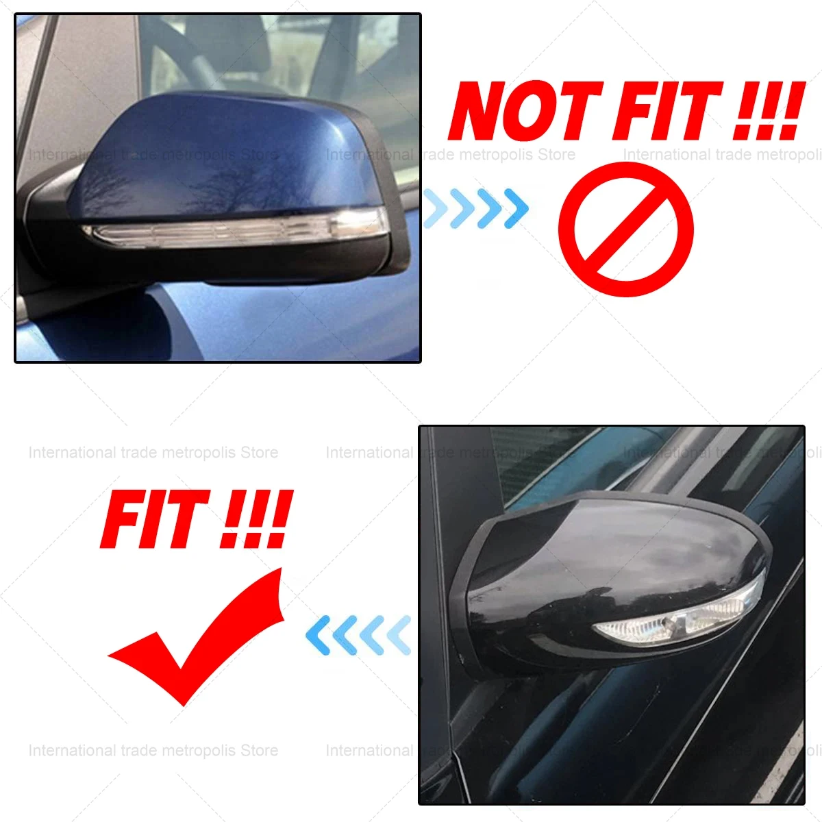 Фото Светодиодный динамический поворотник для Mercedes A/B Class W169 W245 2004-2008 A180/A200 B180/B200, зеркало со стрелкой №1
