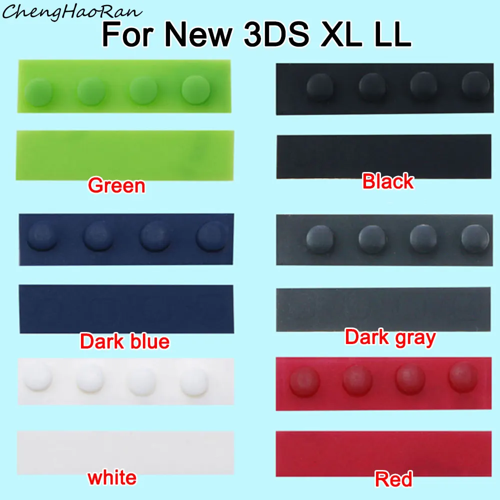

1set Screw Dust Plug For New 3DS XL LL Host Screen Rubber Plug Console Front Back Screw Hole Glue Particles Replacement Part