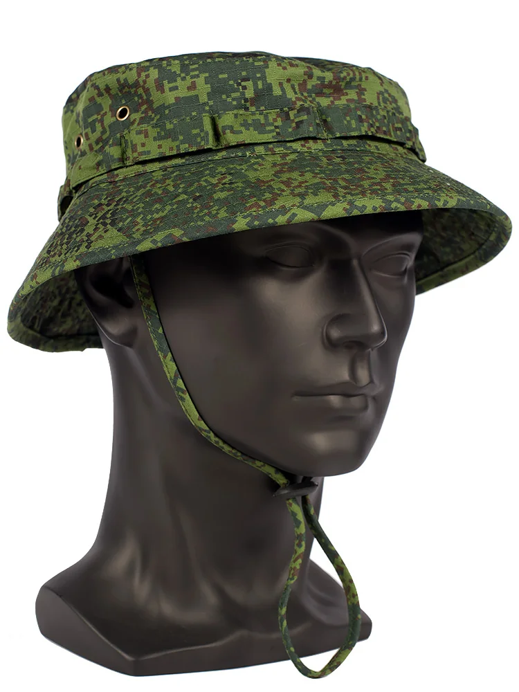 New Unisex Camo Ghillie Caps Outdoor Hunting Fishing Bionic Camo Bonnie Cap Hat 