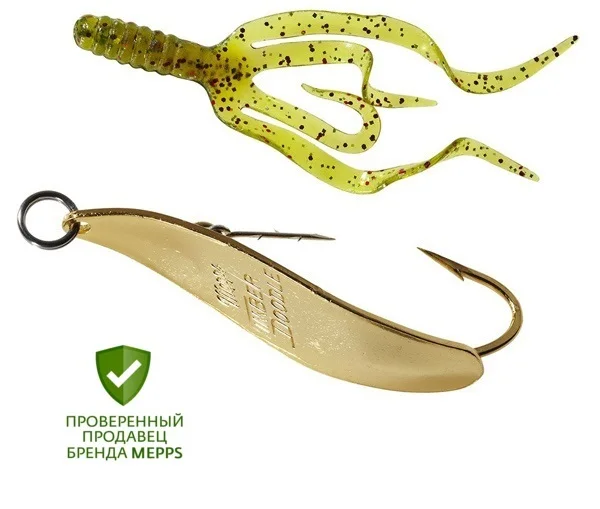 Блесна  колеблющаяся Mepps TIMBER DOODLE, 1, Gold (блистер)