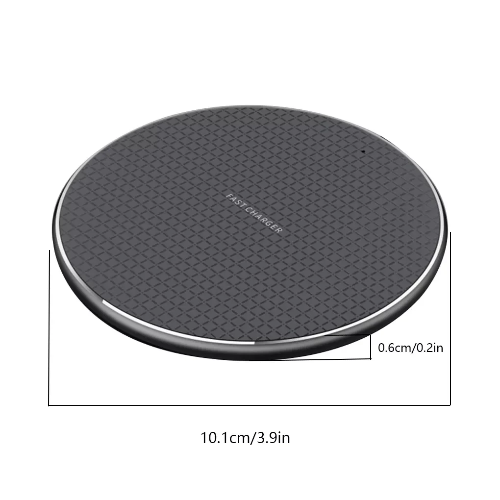 

Qi Wireless Charger 10W Fast Charging Pad Qi Wireless Fast Charging Dock Charger Board Power for Samsung for iPhone
