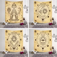 eclipse cycle change decorative tapestry skull print tapestry living room bedroom background cloth digital printing beach towel