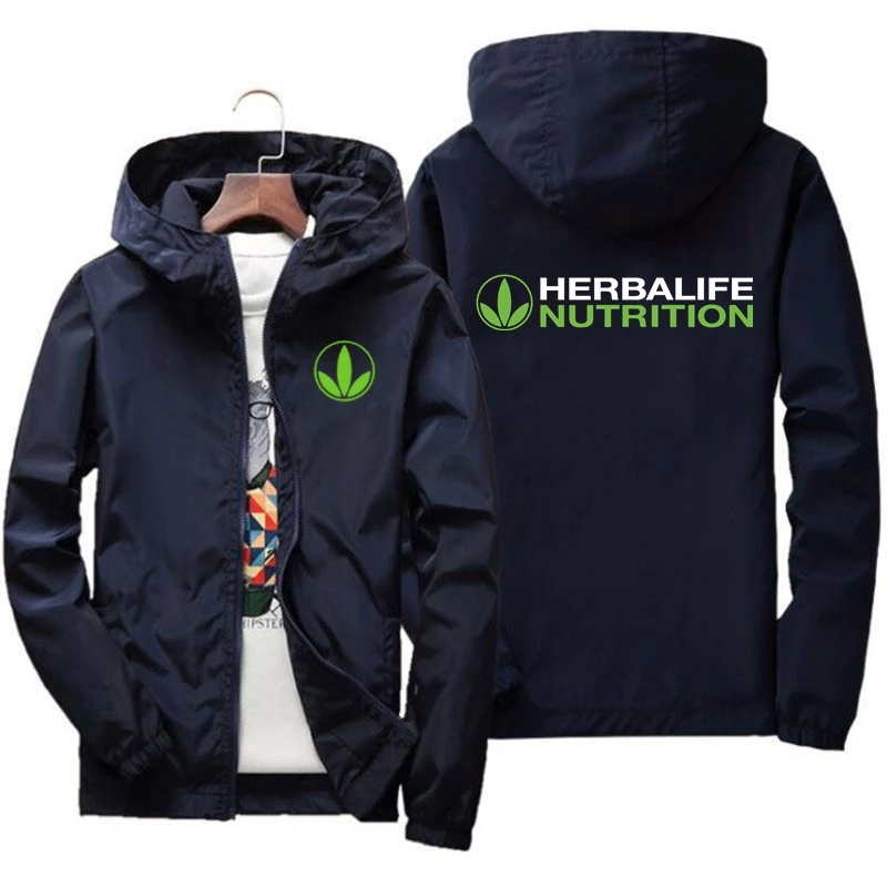 

HERBALIFE питание 2022 Новая ветровка Повседневная тонкая красивая спортивная толстовка Весна-Осень Тренч Мужское пальто одежда пальто