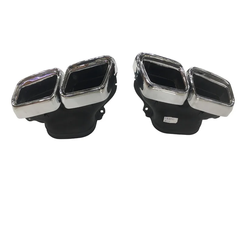 

Pair For Mercedes Benz E S Class W212 W222 S65 E63 AMG 2014-2017 Modified Car Exhaust Tip Systems Pipe Nozzle Muffler