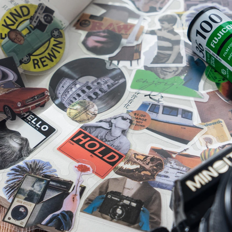 45 шт./упак. фоторамка и наклейки для вещей эстетическое Скрапбукинг фотоальбом