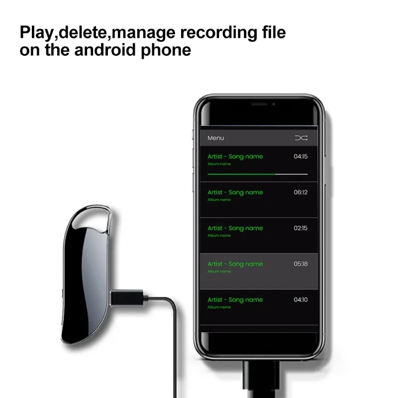 V11 Smart Audio Мини-диктофон 32 ГБ 64 USB-накопитель Диктофон с голосовой активацией