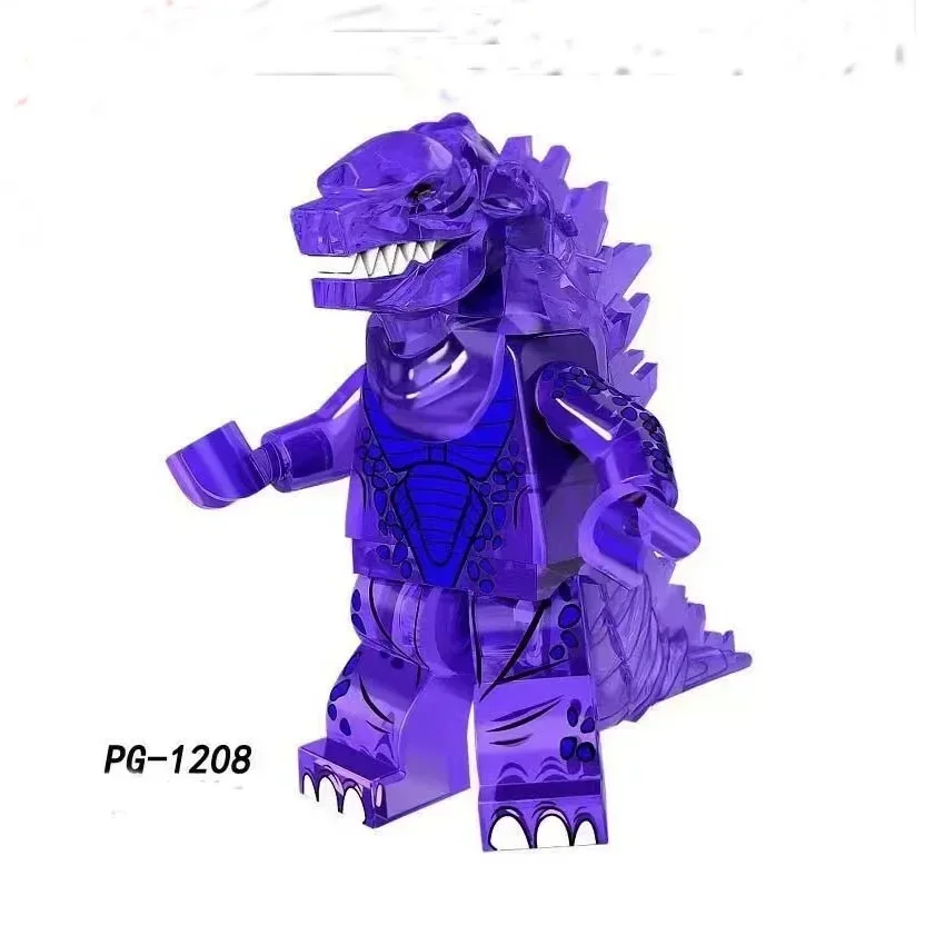 Фото Новая серия фильмов Godzilla, блоки, мини-кукла, детская игрушка, строительный блок, аниме, хобби, коллекция для мальчиков и девочек, подарки на день рождения, игрушки №2