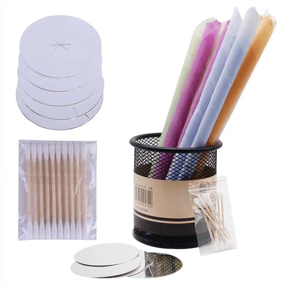

10pcs Ear Candles With Essential Oils Paraffin For Ear Candle Therapy, Relaxation, Headache Inside Ear Cleaner Care Candle