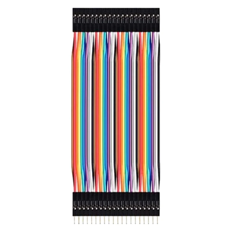 

Dupont Wire Cable,40 Pin Cable Male To Female Breadboard Jumper Wires Cables Kit Compatible For Solderless Breadboard