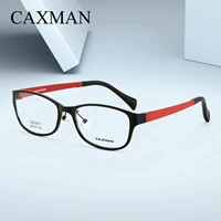 caxman tr90 glasses frame for men fashion vintage oval ultralight eye myopia prescription eyeglasses