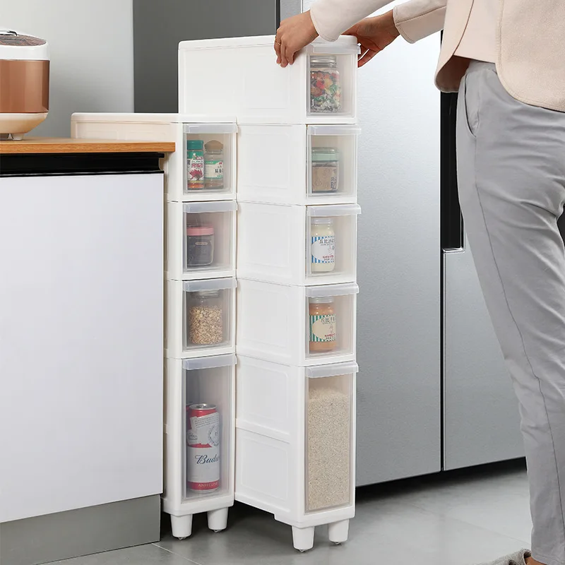 

Bathroom/Kitchen Mobile Storage Shelves Magic Seamless Wall Hanging Light Luxury Corner Bathroom Free Punching Rack Holders