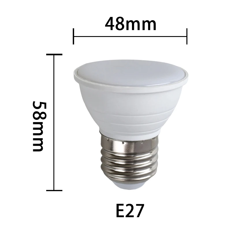 RANPO Диммируемые светодиодные лампы GU10 MR16 7 Вт белый свет