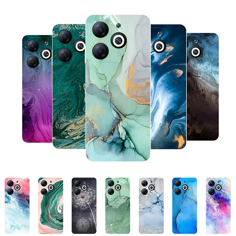 Чехол для Infinix Smart 8 чехол Мягкая силиконовая накладка на заднюю панель с