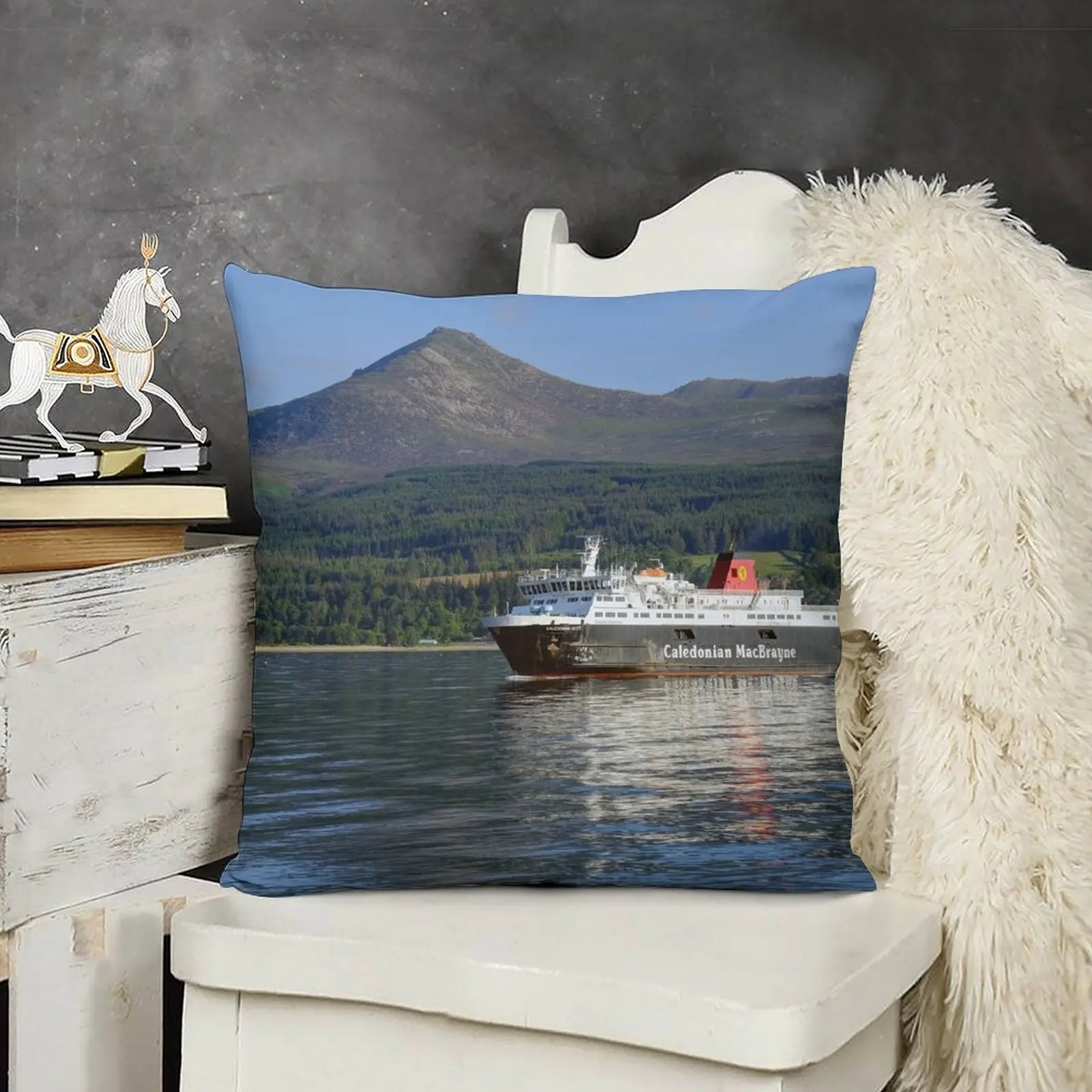Новогодняя декоративная подушка MV caledian Isles бродик-Гавань остров Ариан
