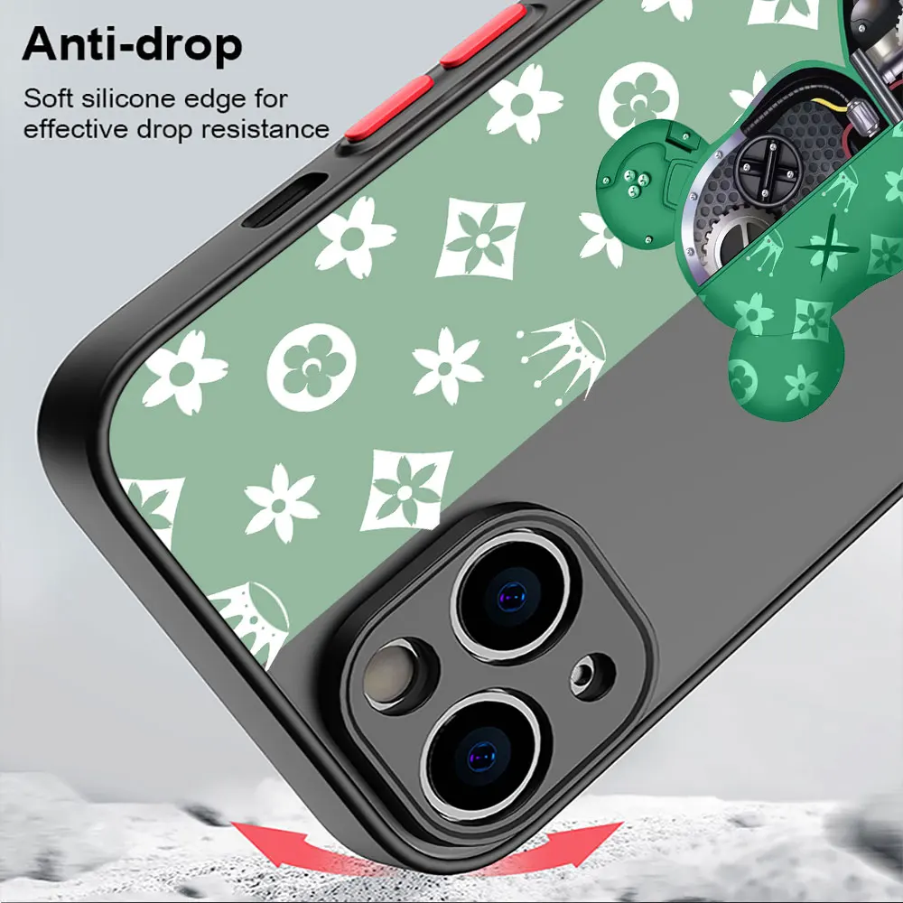 Чехол для iPhone 11 Pro 14 12 7 8 Plus 15ProMax XR XS Max 13 Mini SE 15 матовый чехол противоударный