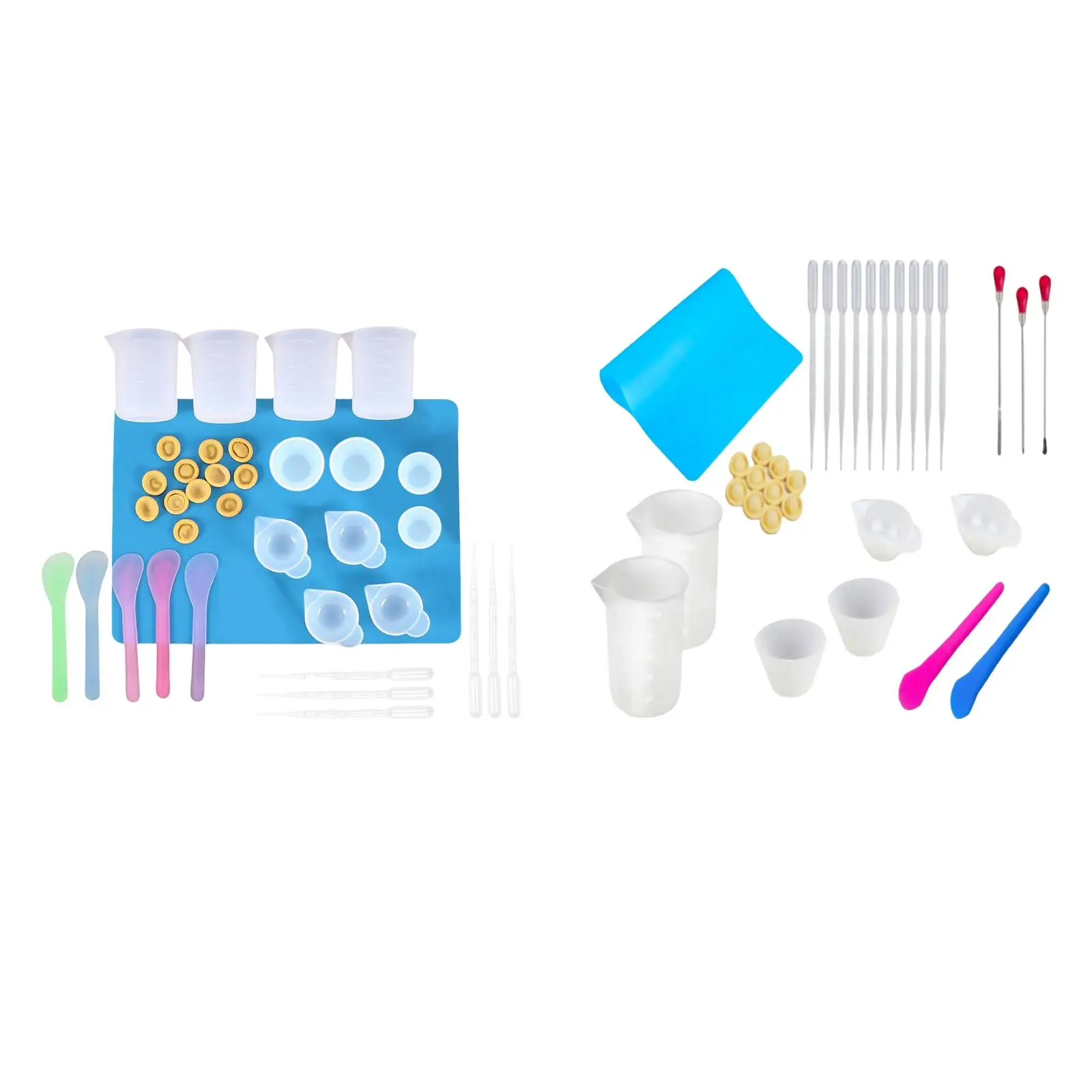 

Набор многоразовых мерных стаканчиков, набор инструментов для клея, дозирующая чашка для пальцев, капельные принадлежности из эпоксидной смолы, аксессуары для рисования