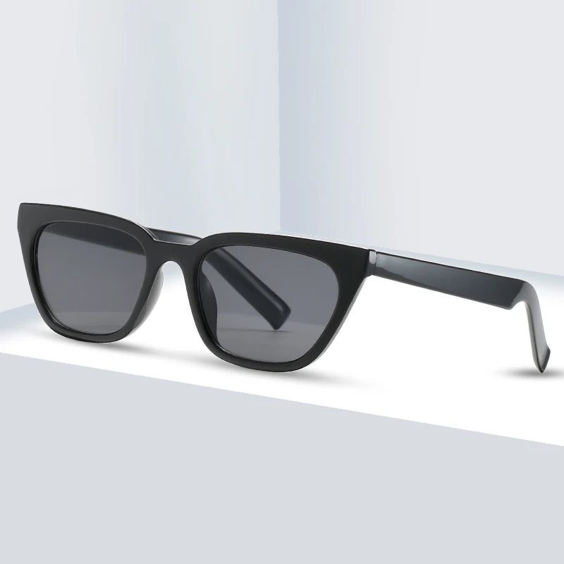 

Солнцезащитные очки «кошачий глаз» для мужчин и женщин UV-400, квадратные пикантные, в винтажном стиле, в большой оправе, от известного бренда