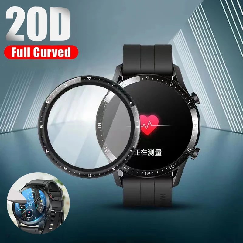 

20D Soft Glass For Huawei Watch GT 3 2 GT3 GT2 Pro 46mm 42mm Runner Screen Protector Protective Film Smart Watch Accessories