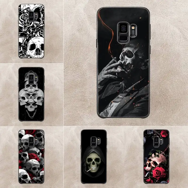 

Horror Skull Phone Case For Samsung Galaxy A51 A50 A71 A21s A31 A41 A10 A20 A70 A30 A22 A02s A13 A53 5G Cover Coque