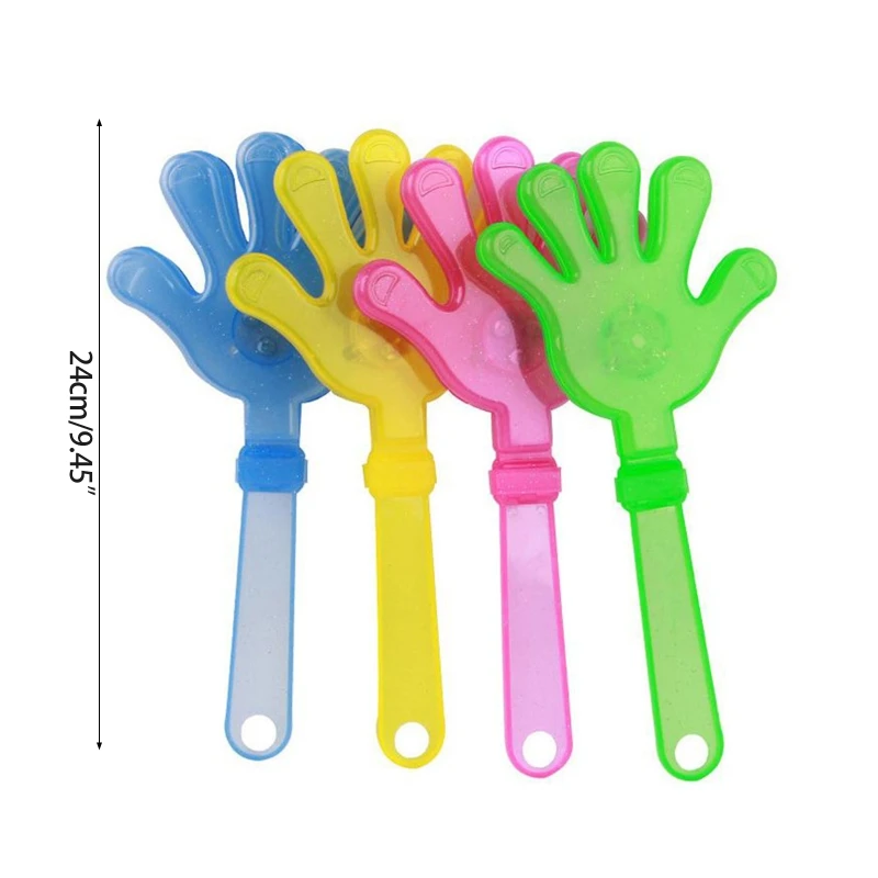 

Portable Palm Shape Plastic Luminous Pat Light Up Party Concert Cheer Prop for Kids Boys Girls Birthday Xmas Gifts P31B
