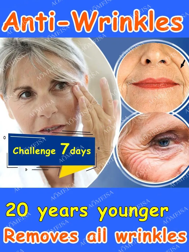 

Effective Anti-Ageing And Anti-Wrinkle Facial Serum To Remove Facial Wrinkles Fine Lines Around The Eyes Crow's Feet Neck Wrinkl