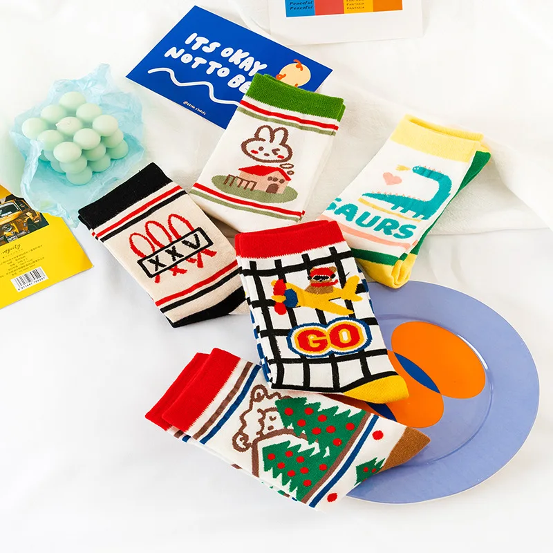 Персонализированные Хлопковые женские носки дешевые товары с бесплатной