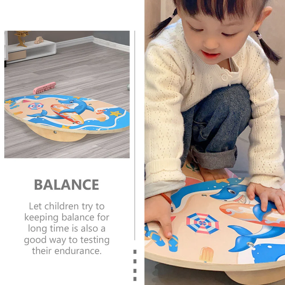 Детская игровая балансировочная доска детские качели деревянная бытовая