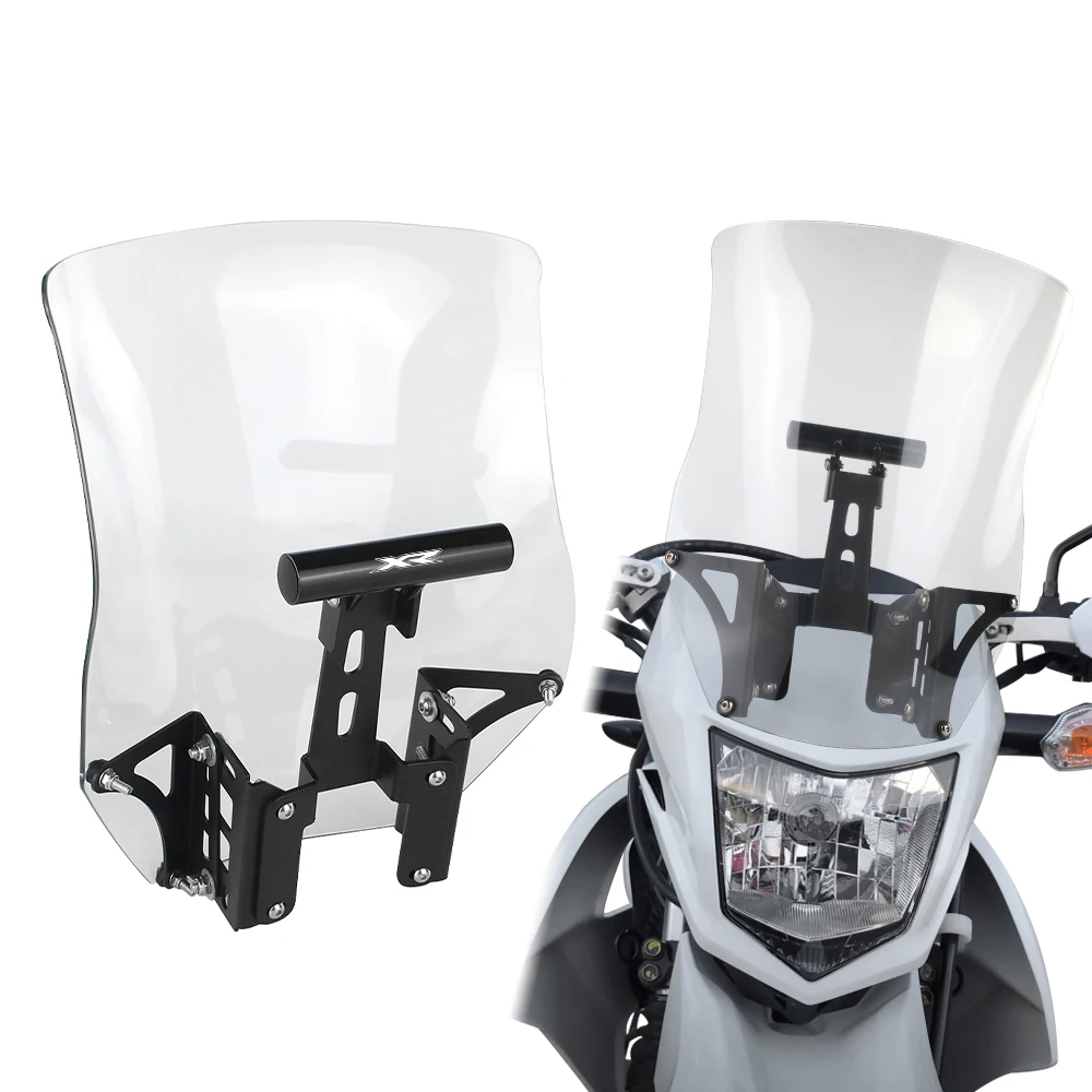 Фото Для Honda XR150L 2014-2025 XR125L 2014-2017 мотоциклетный регулируемый кронштейн для лобового стекла и кронштейн для GPS-навигации №1