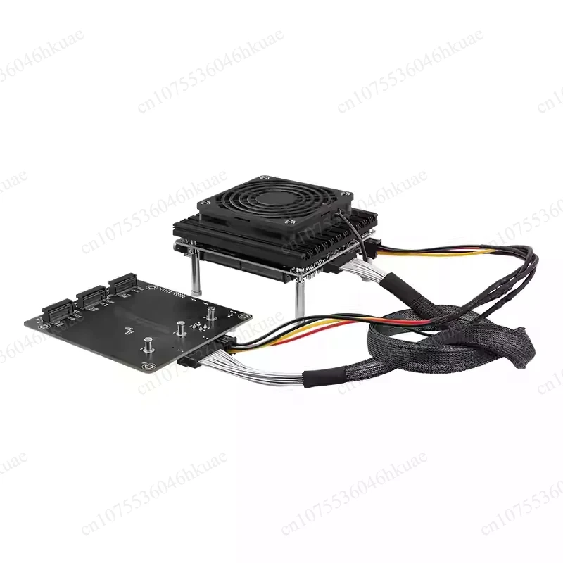 Фото Материнская плата NAS, i3-N355/N150, 7×M.2 или 6×SATA, DDR5, сетевое подключение 2.5G №3