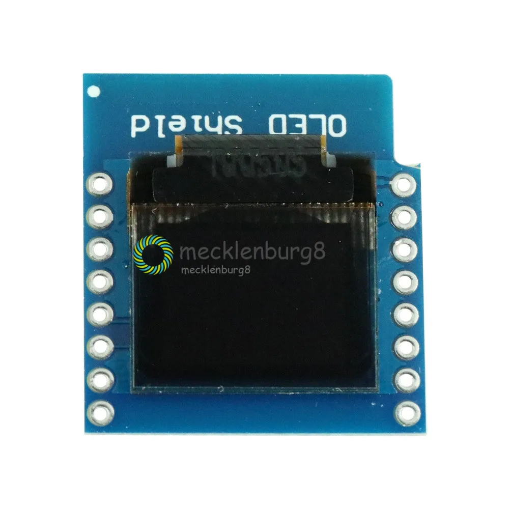 Мини-экран 0 66 дюйма 64X48 OLED для WeMos D1 IIC/I2C SSD1306 Mini ESP32 Oled-модуль 3 В ЖК-экран Arduino AVR STM32