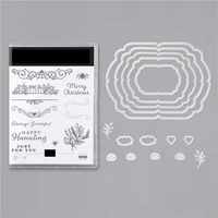celebrate metal cutting dies and stamps for scrapbooking christmas stencil album paper make template design new arrival 2021
