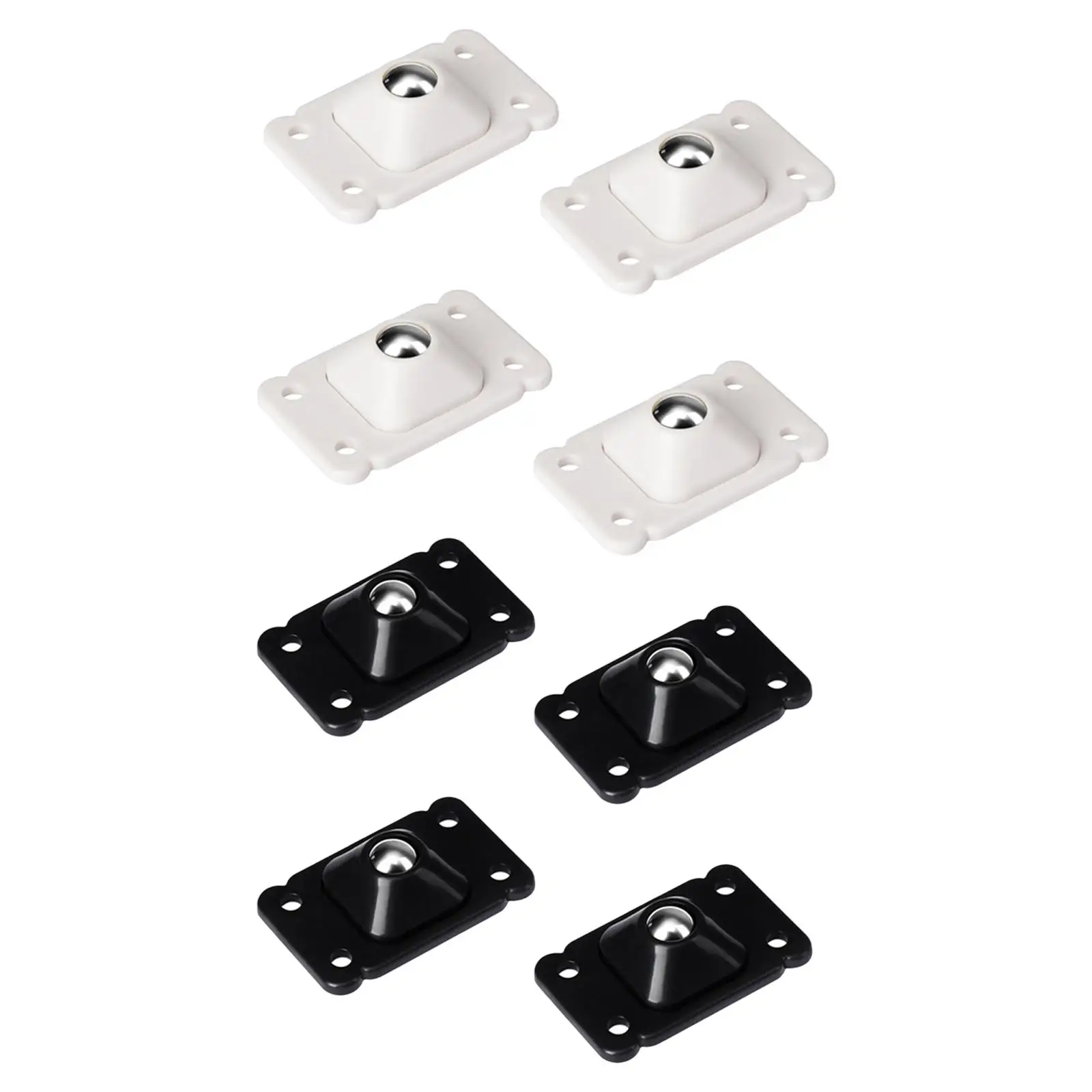 

Pulley Mini Swivel Wheels Self Adhesive Stainless Steel Wheels for Storage Bins Trash Cans Kitchen Home