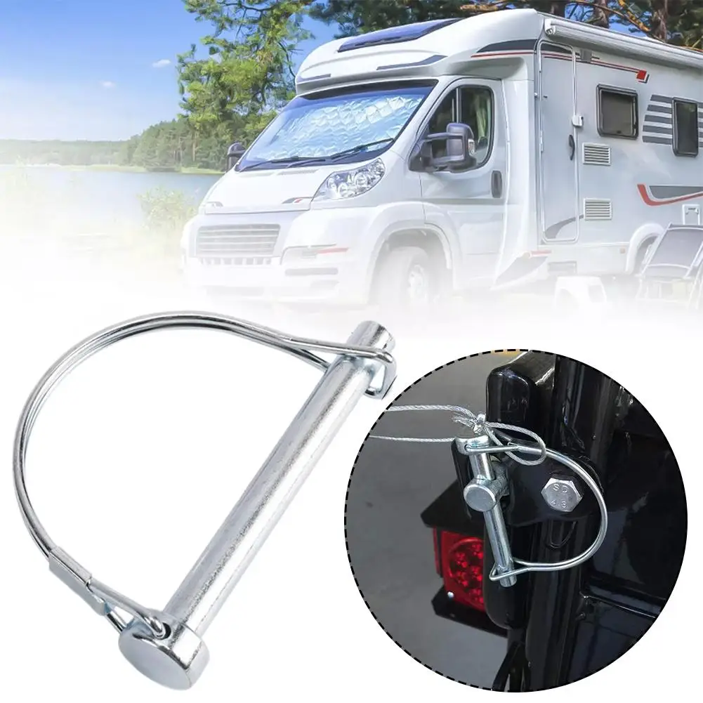 Прицеп RV U-образный безопасный штифт 3/8 дюйма 90 ° Фиксированный стальной вал