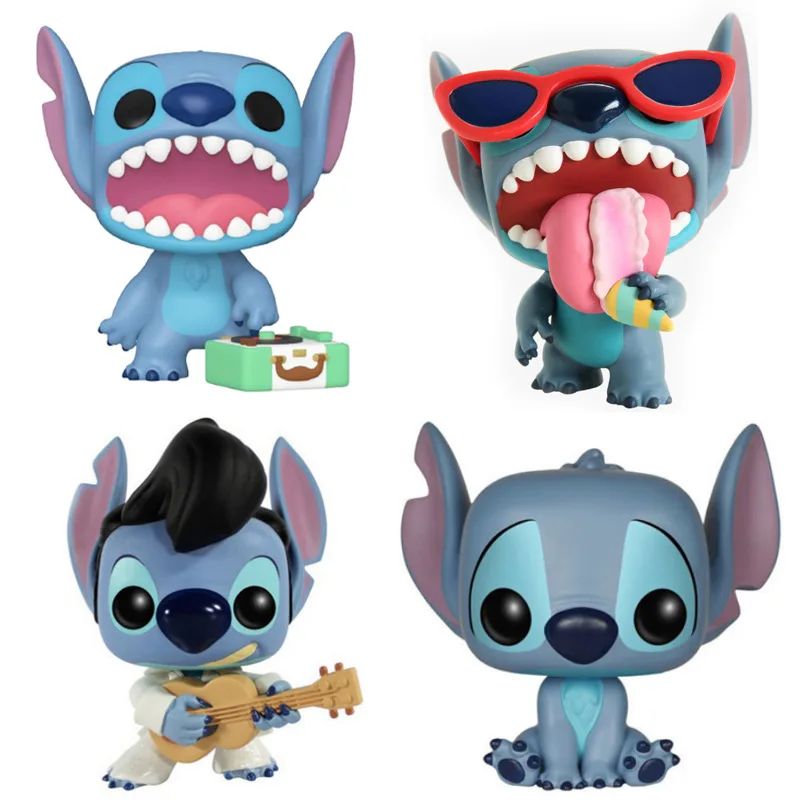 

Disney Lilo & Stitch Scrump Aloha Elvis Summer Stitch Exclusive Vinyl Figure Dolls Toys