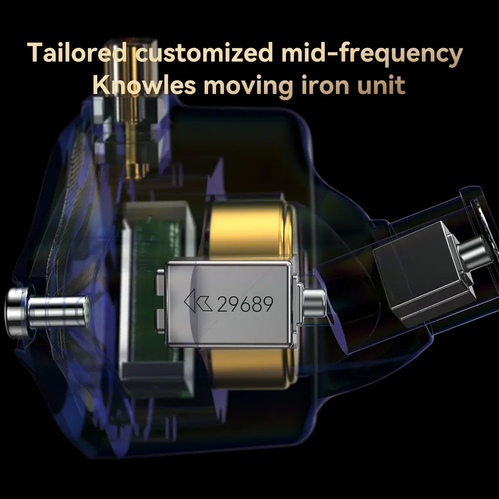 TRN BAX 2EST + BA 1DD гибридные металлические наушники в ухо IEM HIFI DJ монитор для бега